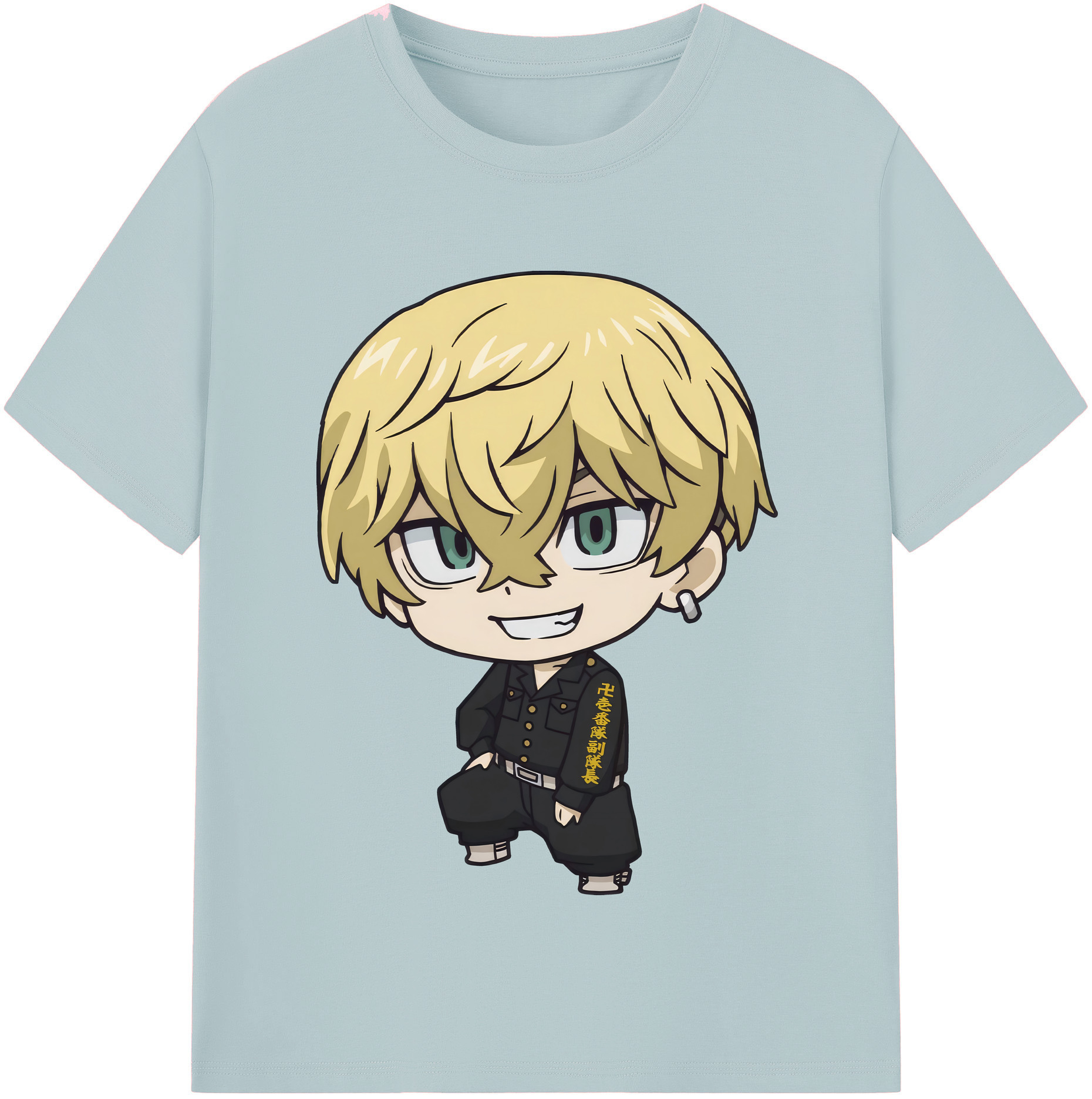 （画像用） 東京リベンジャーズ Tokyo Revengers 綿100％半袖Tシャツ（フロントプリント）